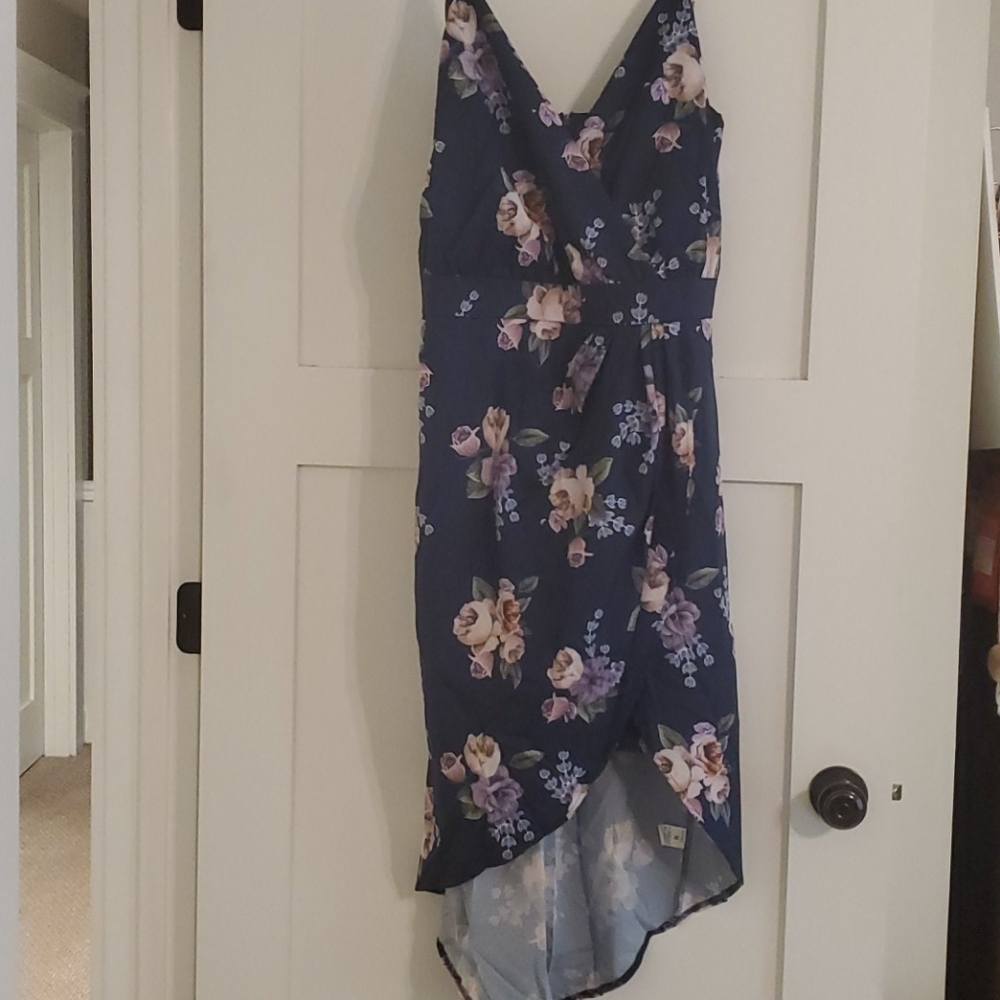 Blue Floral Dress